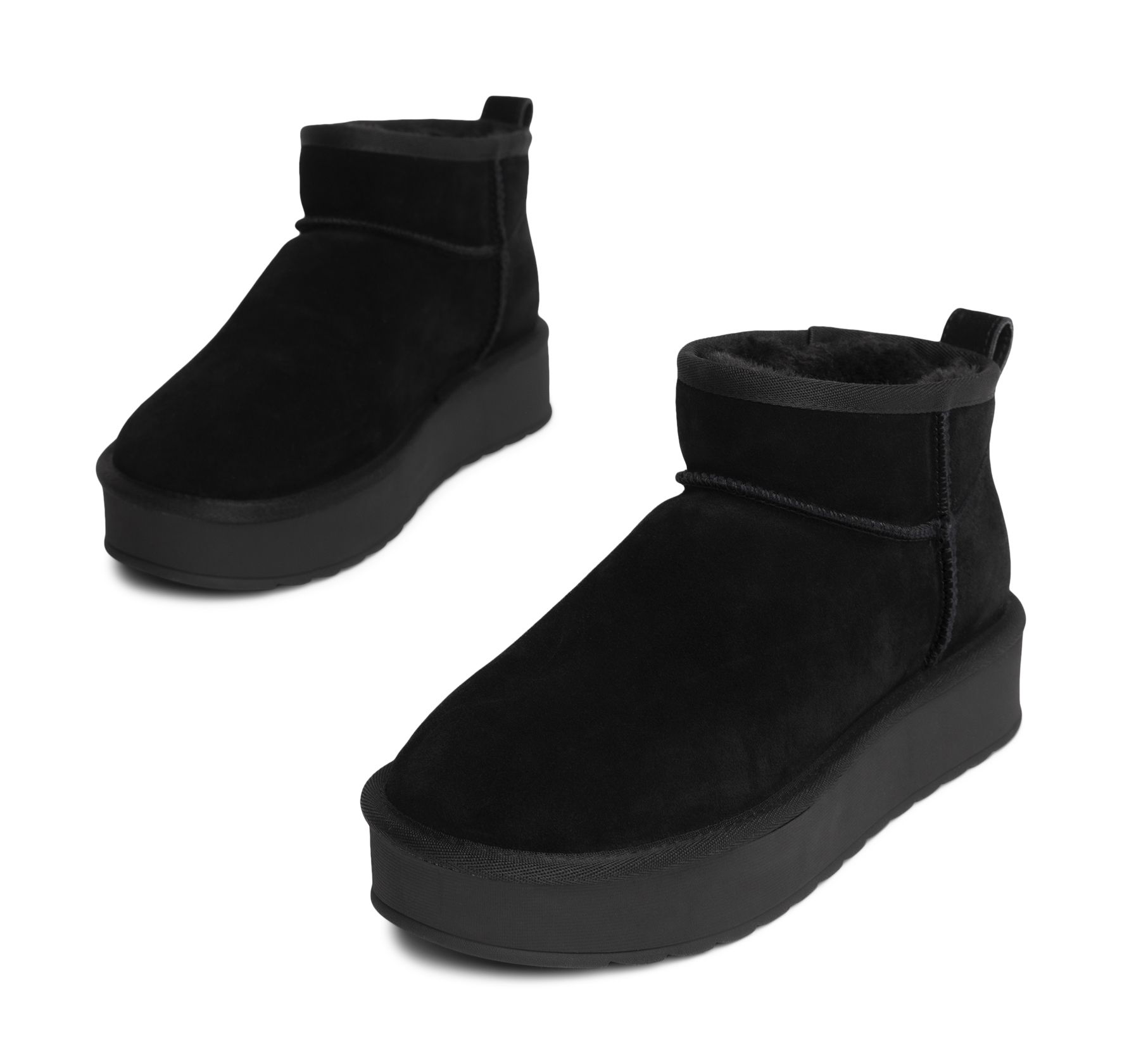 Clou - Svarta Ulla2 - Varmfodrade boots - Storlek 41 - Bekväma