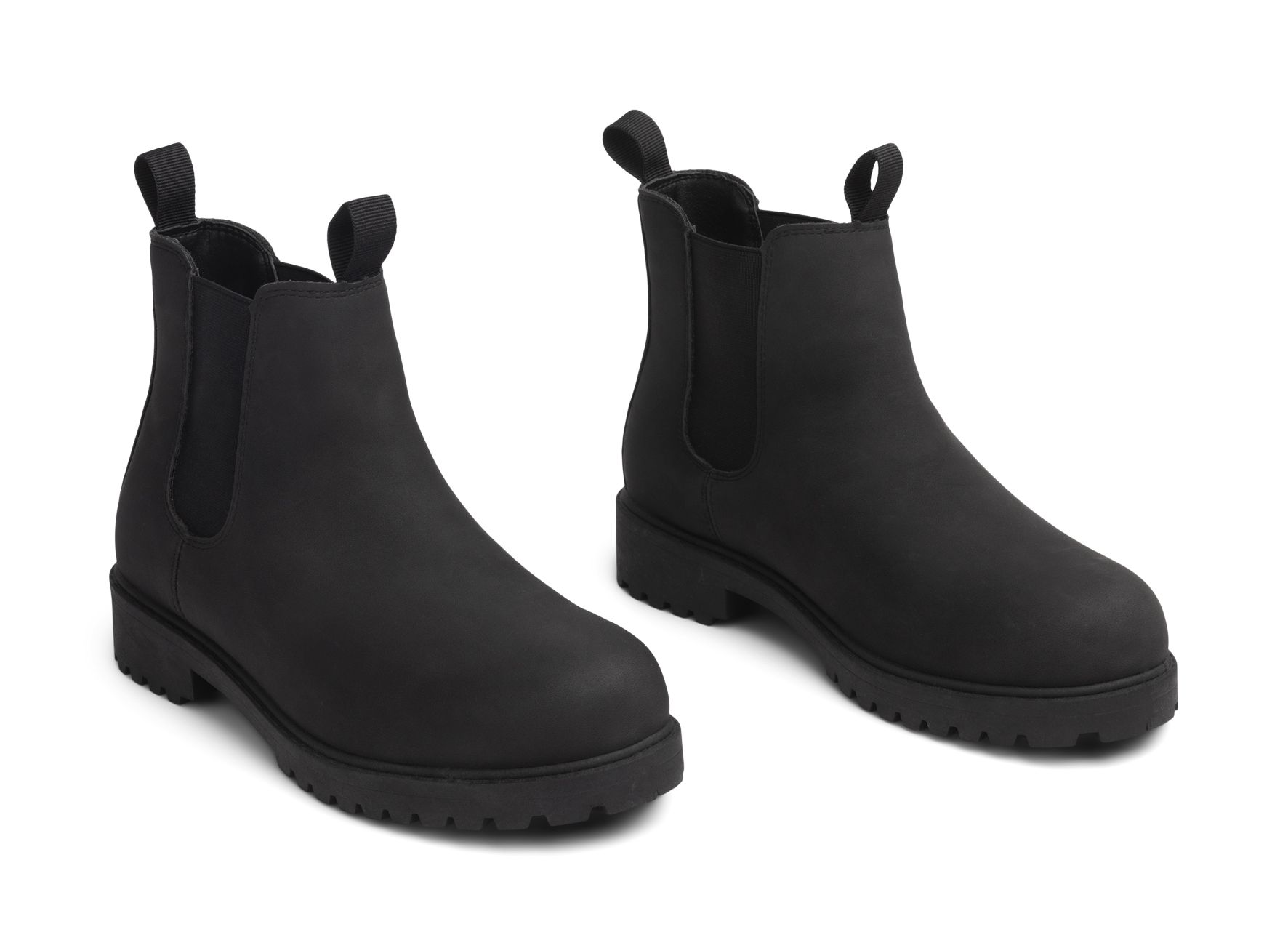 Lejon - Svarta Balboa - Varmfodrade chelseaboots - Storlek 40 - Greppsäker sula