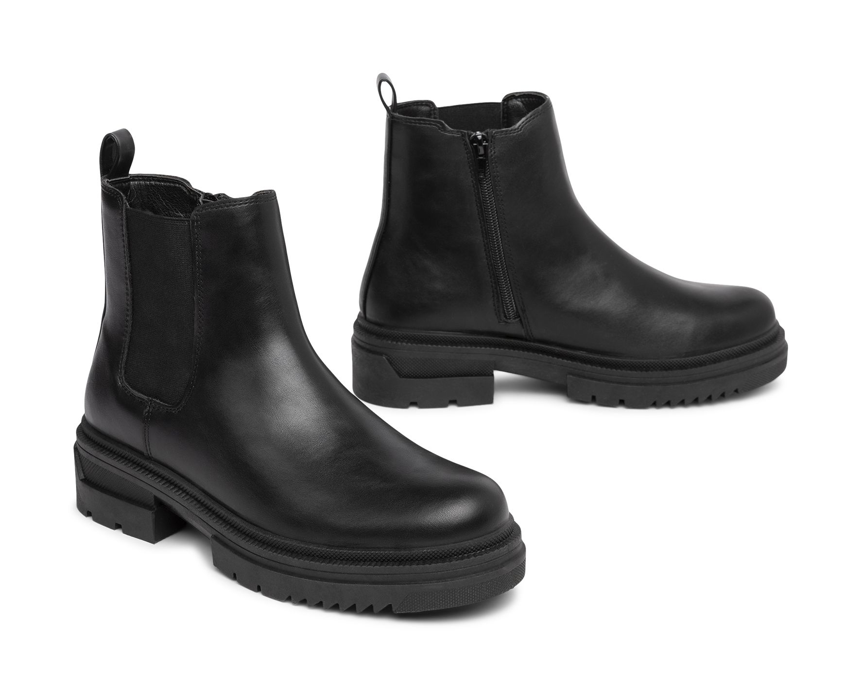 Clou - Svarta Doxta - Varmfodrade chelseaboots - Storlek 41 - Clean