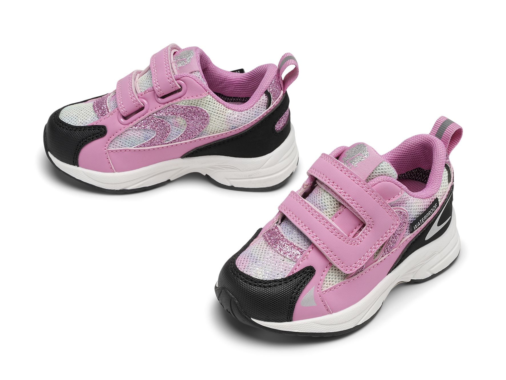 Lejon - Rosa Zen Wp Curve Baby - Sneakers waterproof - Storlek 23 - Glittrig