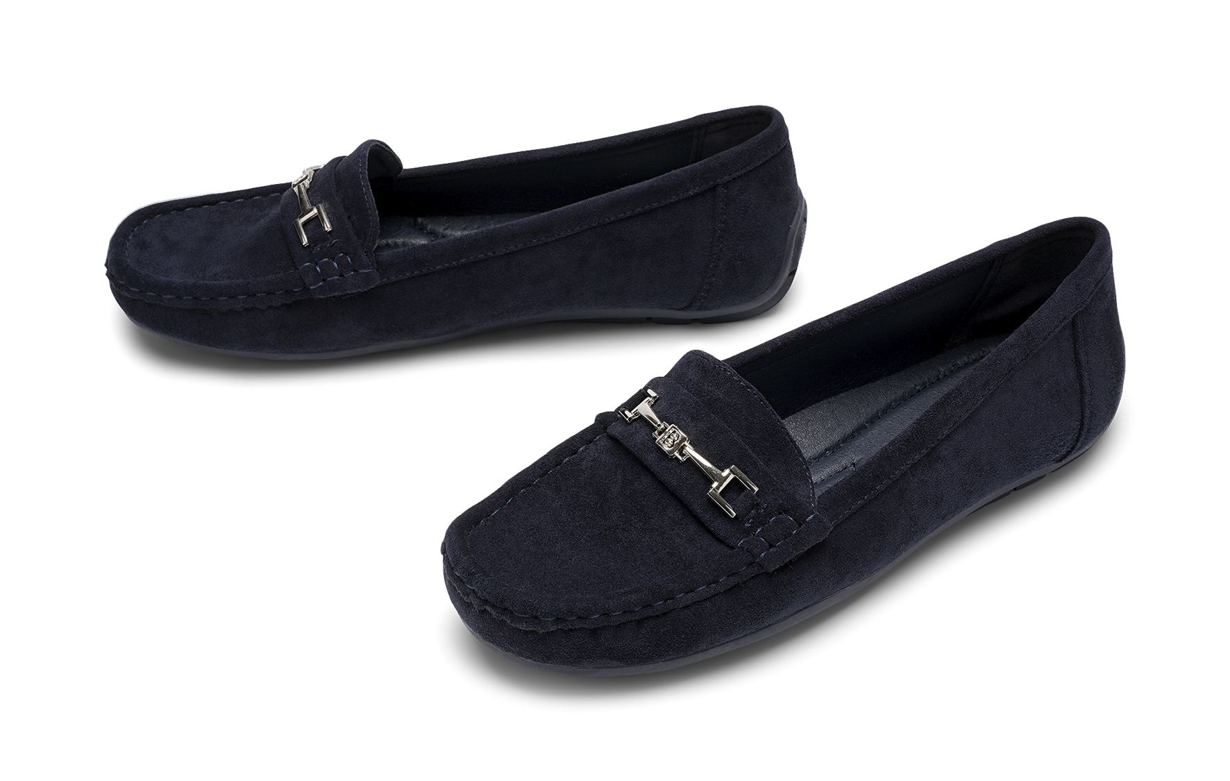 Clou Comfort - Blåa Mone - Mockasiner - Storlek 40 - Bekväma