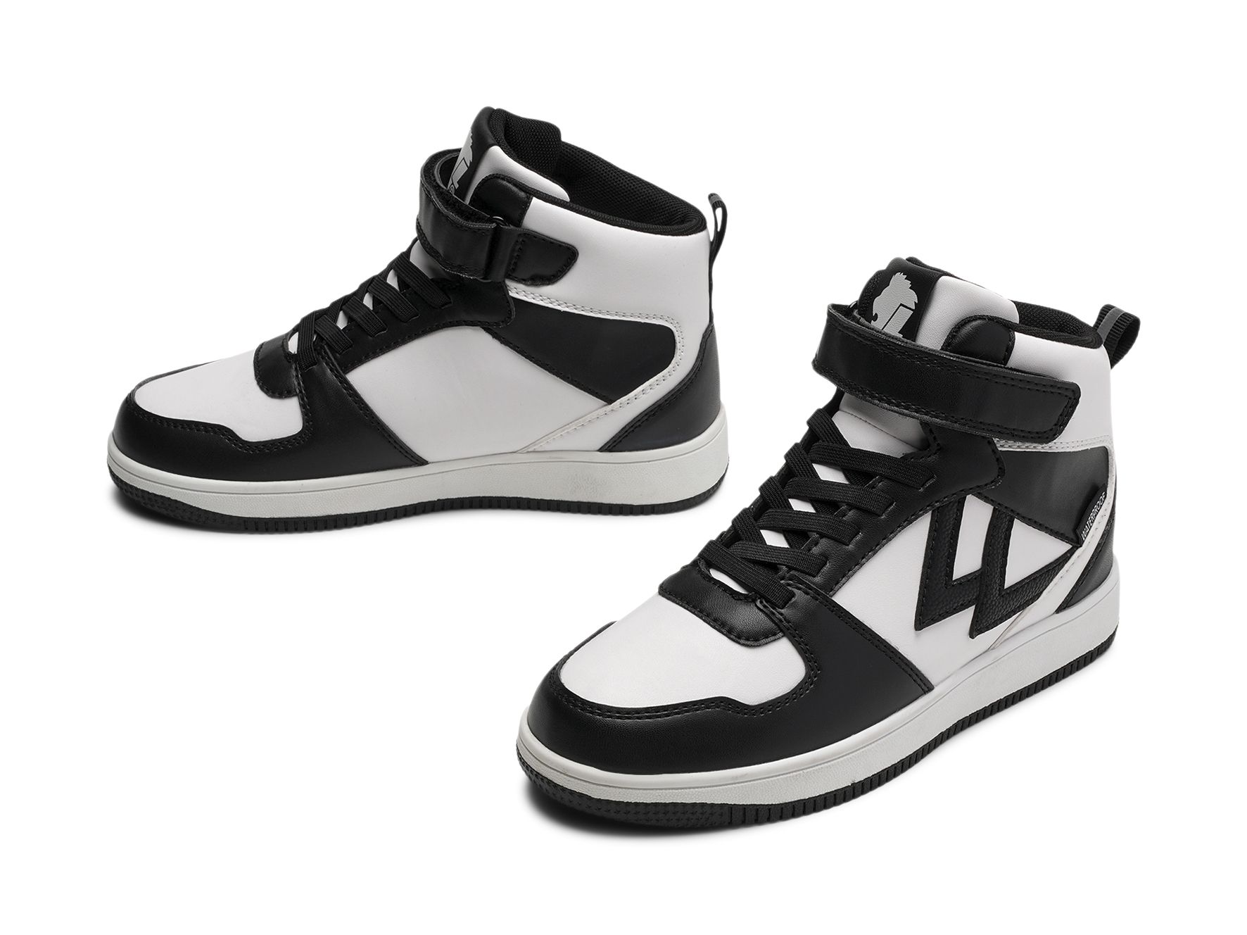 Lejon - Svarta Bailey - Höga sneakers, waterproof - Storlek 33 - Elastiska snören