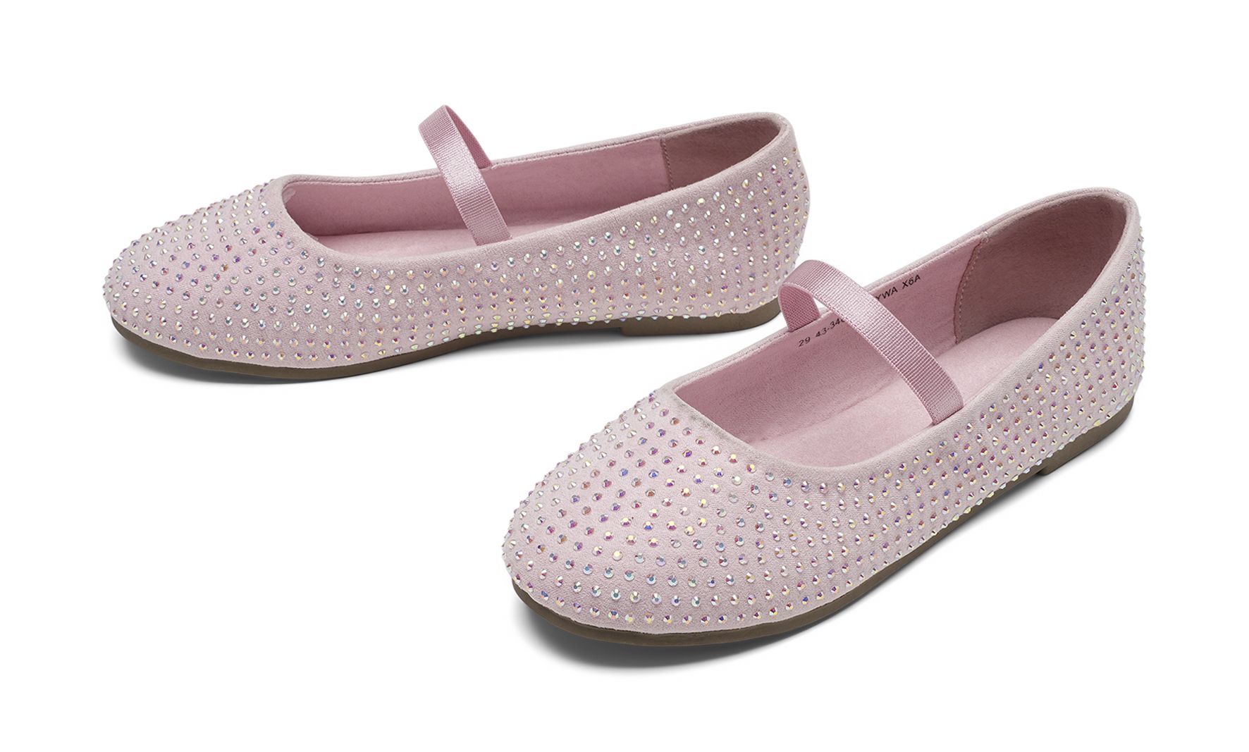 Zoey - Rosa Lanto - Ballerinaskor - Storlek 31 - Glittrig
