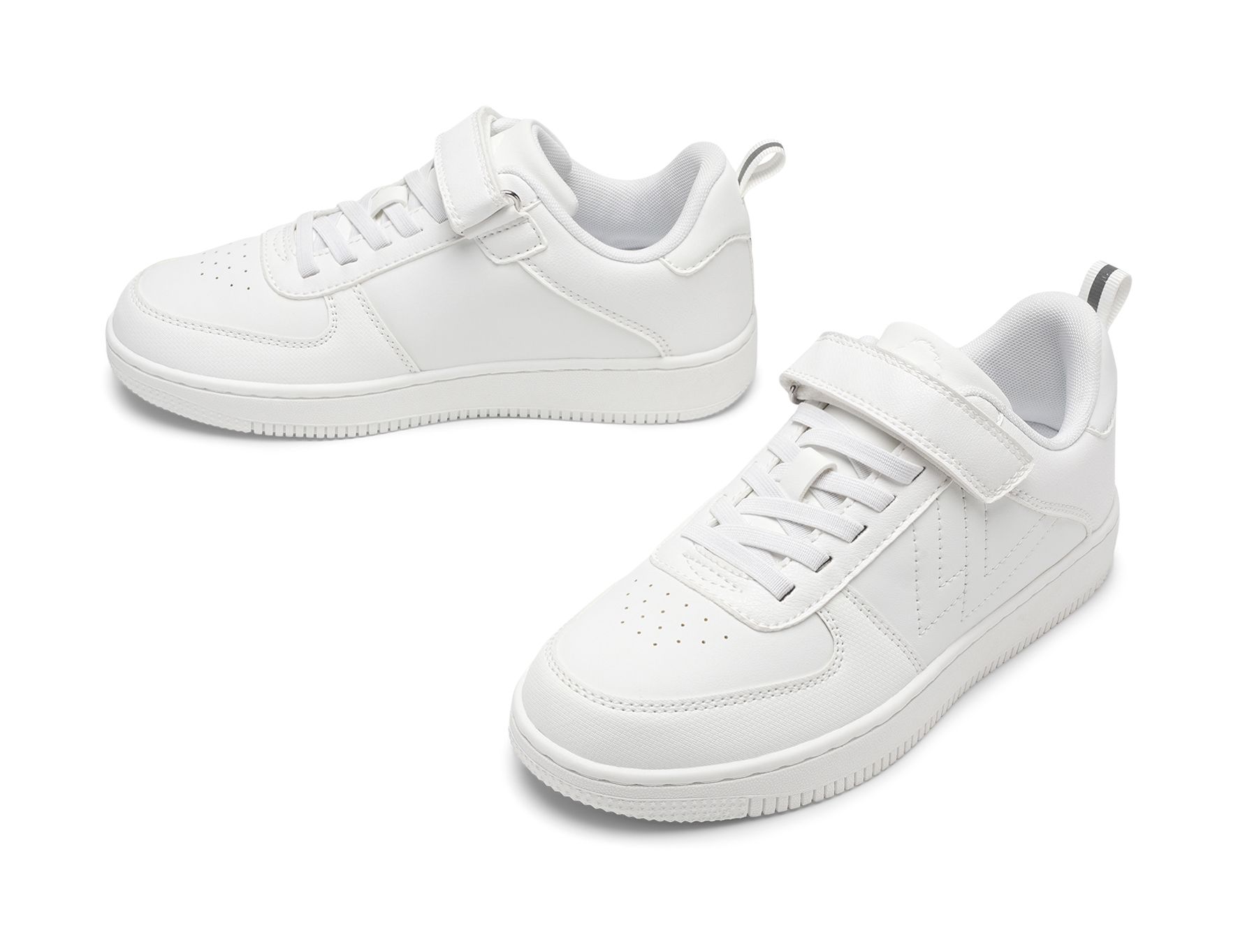 Lejon - Vita Bailey - Sneakers - Storlek 36 - Elastiska snören