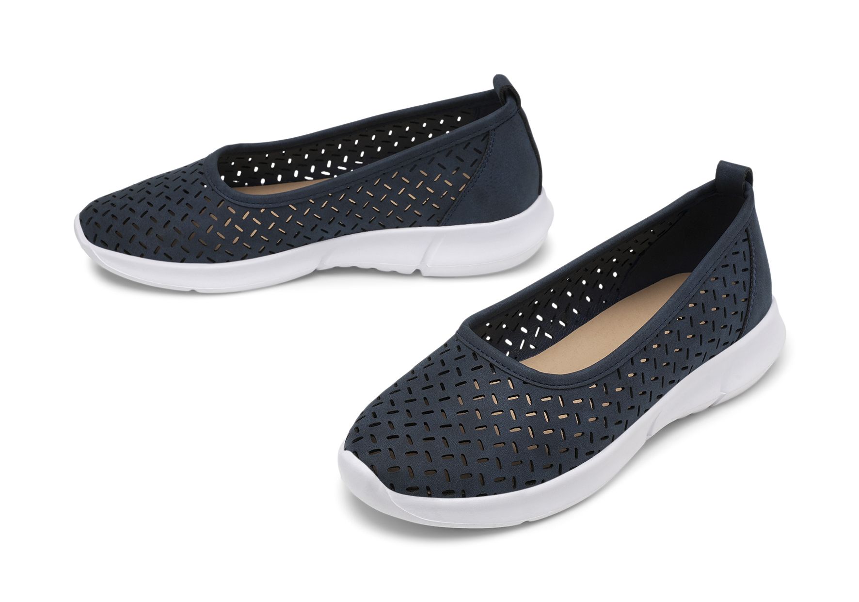 Clou Comfort - Blåa Bea - Ballerinaskor - Storlek 42 - Fina detaljer