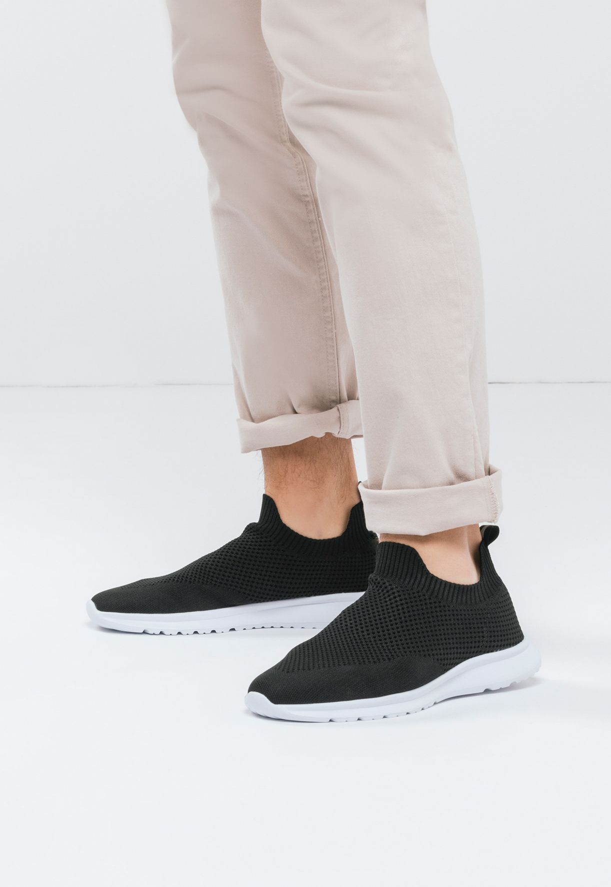 Lejon - Svarta Shae - Sock sneakers - Storlek 41 - Clean
