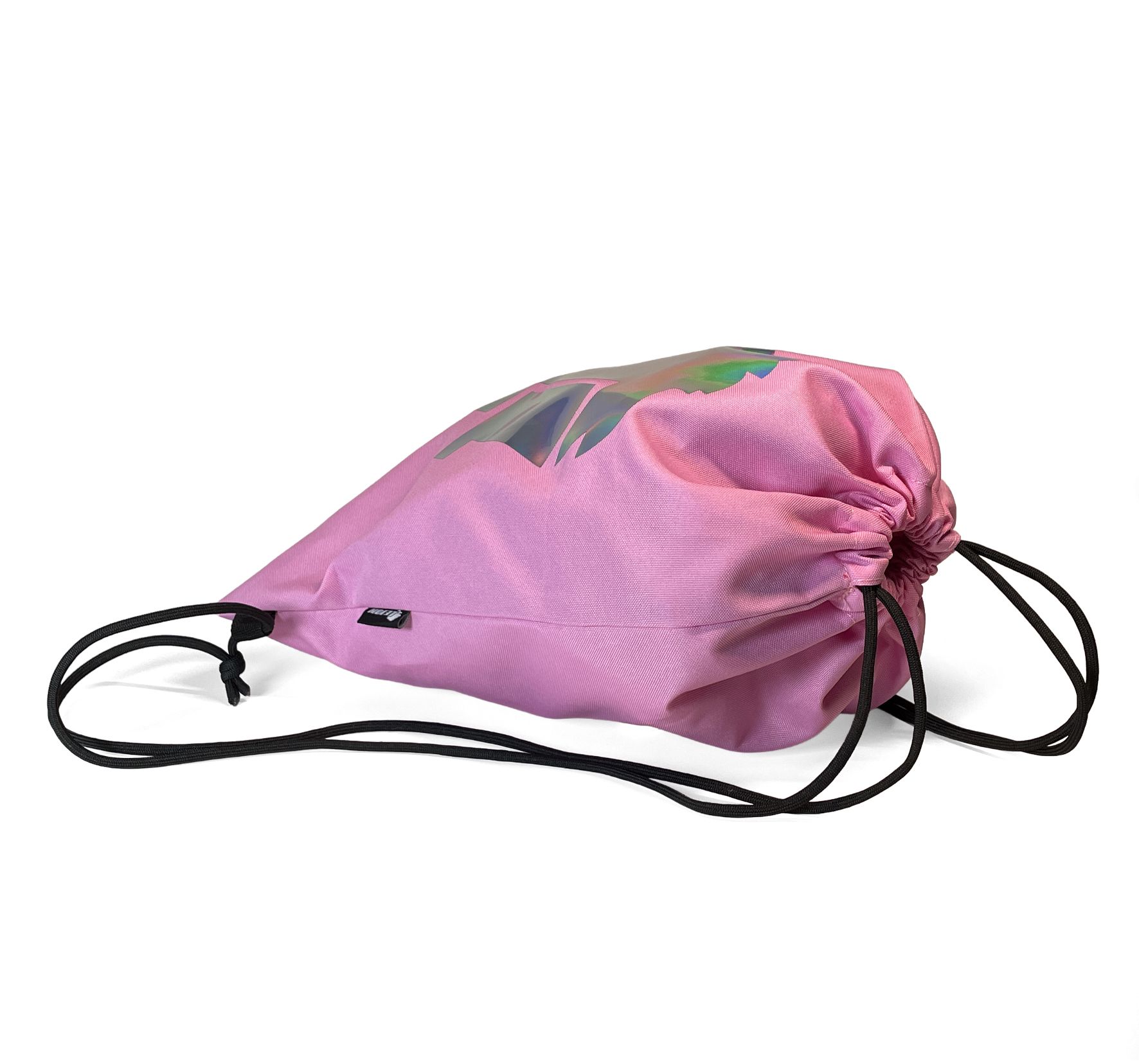 Lejon - Rosa Gymbag - Gympapåse - Storlek 0 - Dubbla remmar, kan bäras som ryggsäck