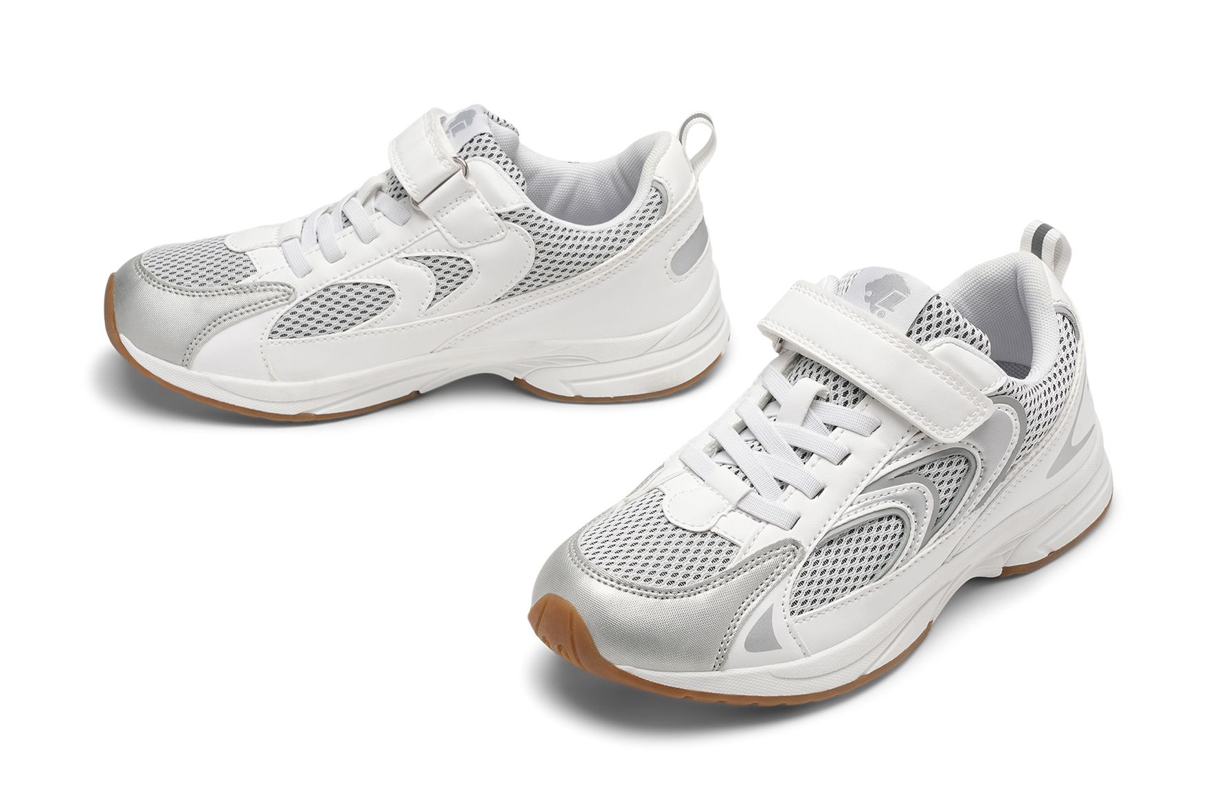 Lejon - Vita Zen - Sneakers - Storlek 38 - Elastiska snören