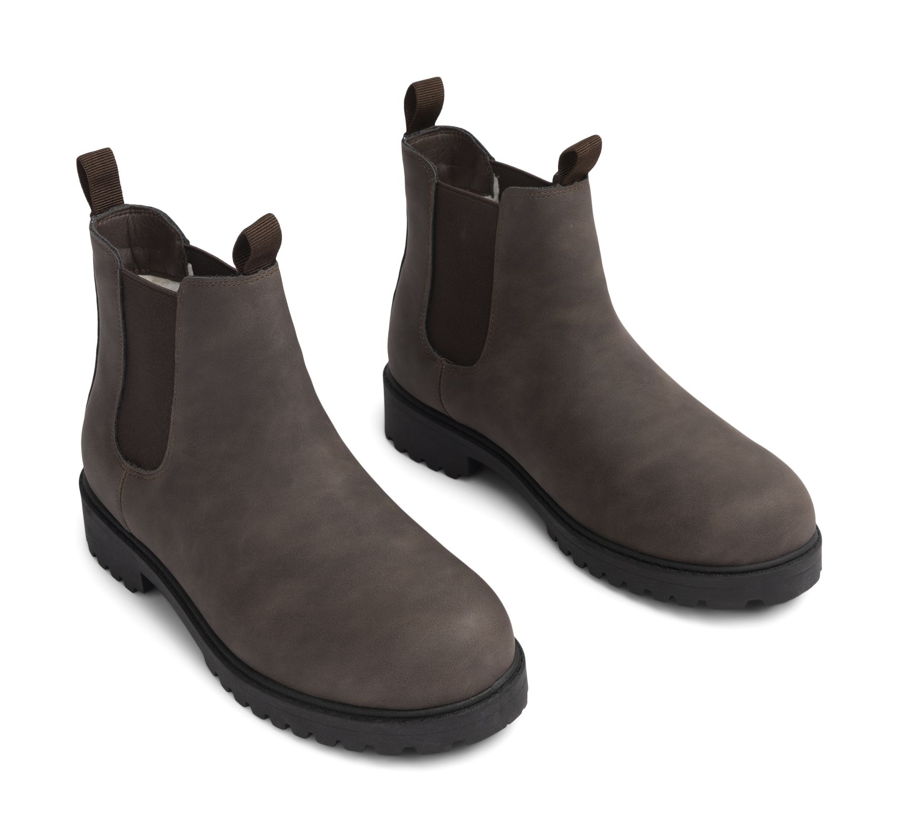 Lejon - Bruna Balboa - Varmfodrade chelseaboots - Storlek 39 - Populär modell