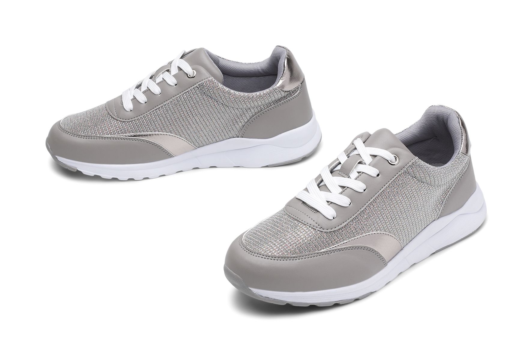 Clou Comfort - Gråa Chris - Sneakers - Storlek 36 - Dekorativt material