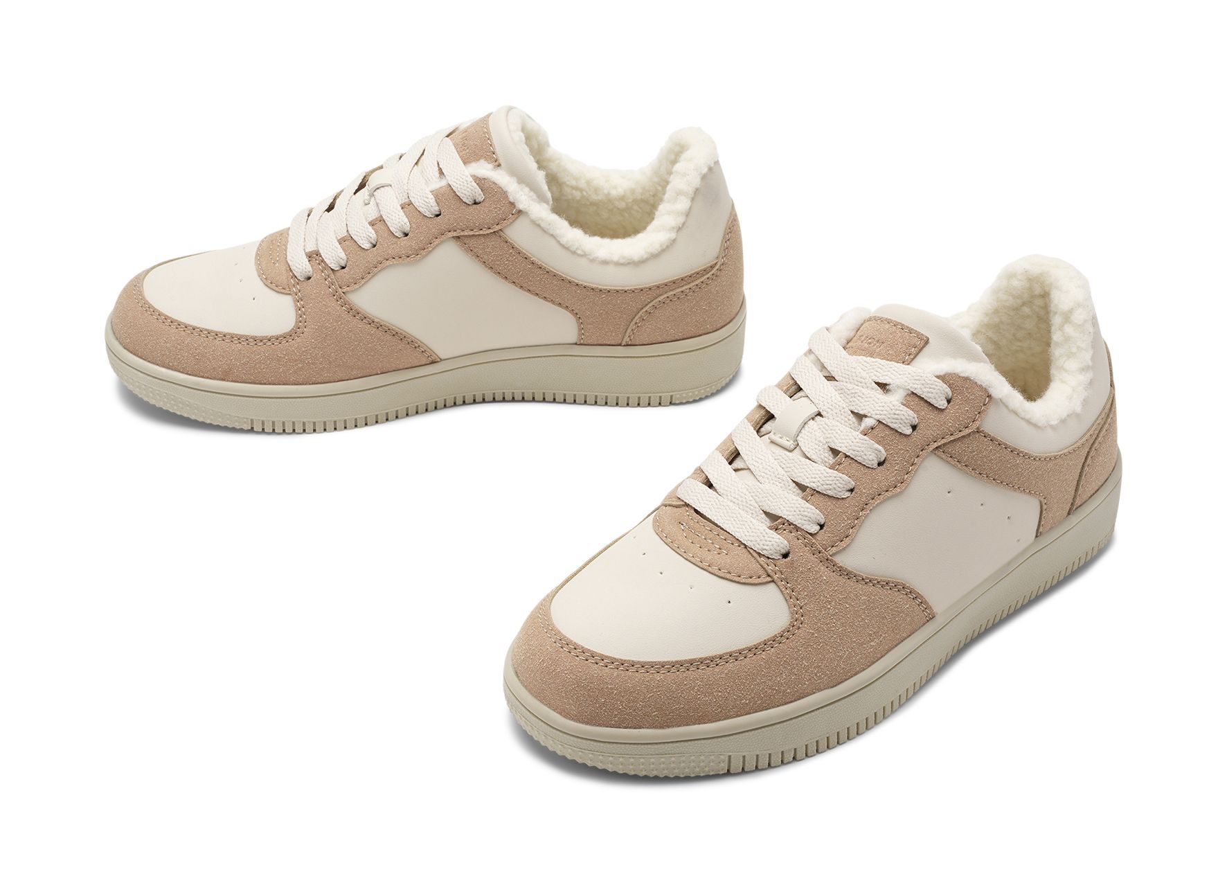 Lejon - Beigea Bailey - Varmfodrade sneakers - Storlek 38 - Bekväma