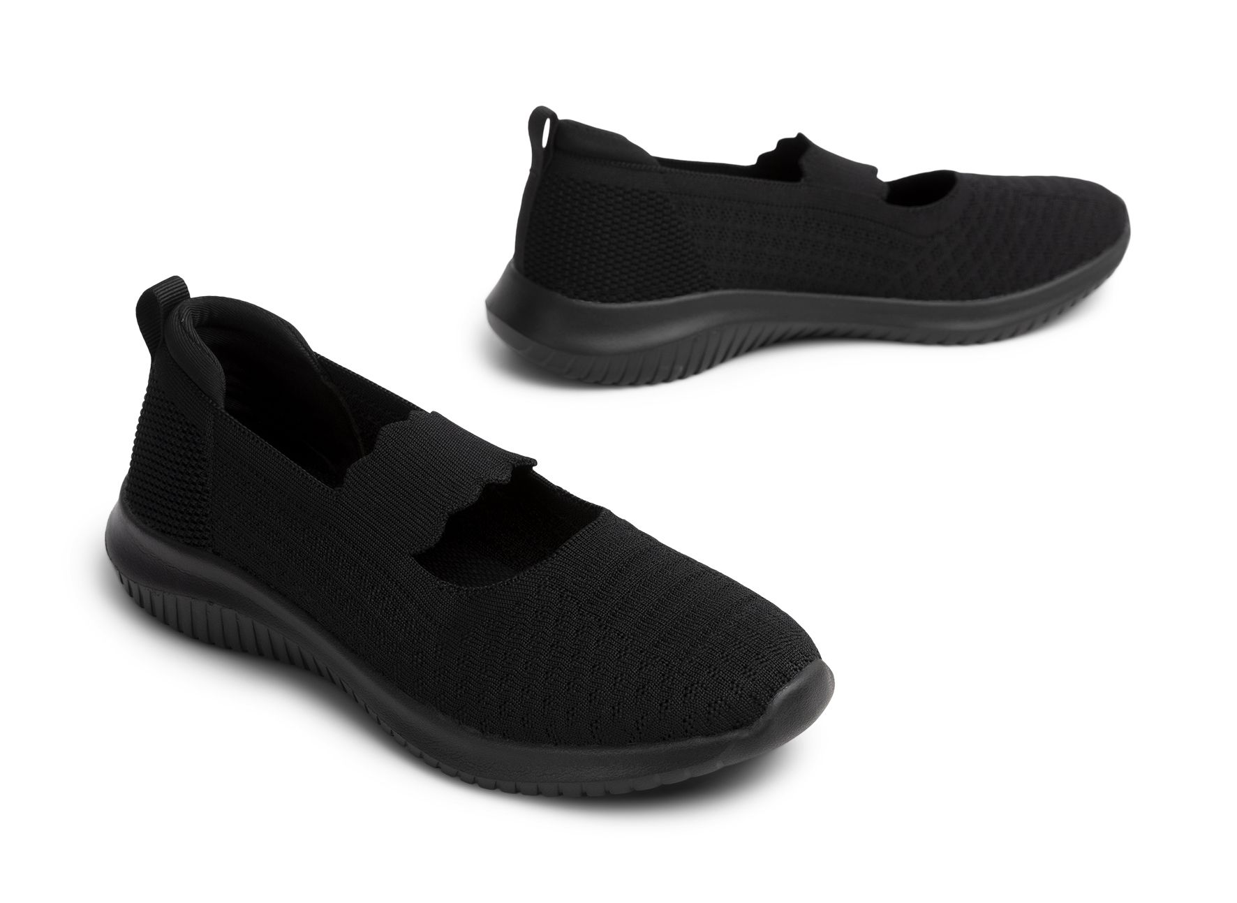 Clou Comfort - Svarta Biggan - Ballerinaskor - Storlek 37 - Lättviktssula