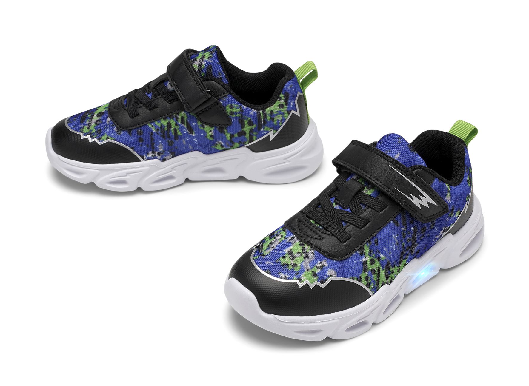 Lejon - Svarta Sully - Blinkande sneakers - Storlek 31 - Blinkar i sulan