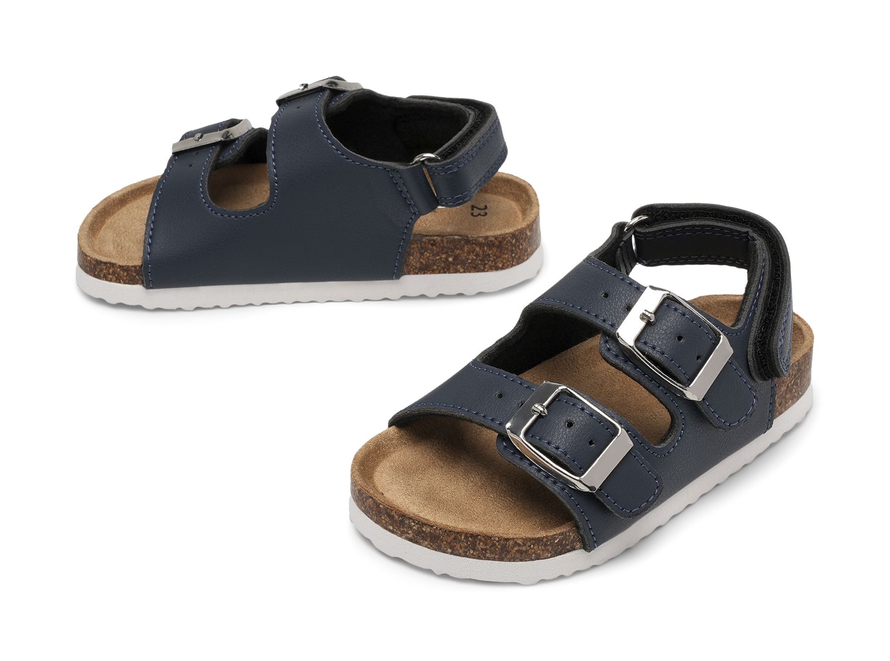 Lejon - Blåa Eli - Sandaler med spänne - Storlek 24 - Justerbara remmar
