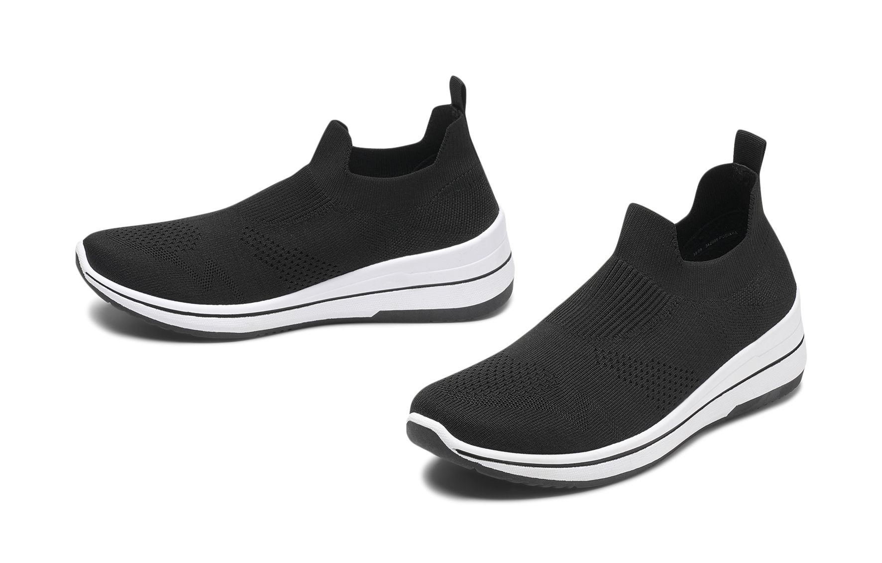 Clou - Svarta Eden - Sock sneakers - Storlek 42 - Lätta att ta på