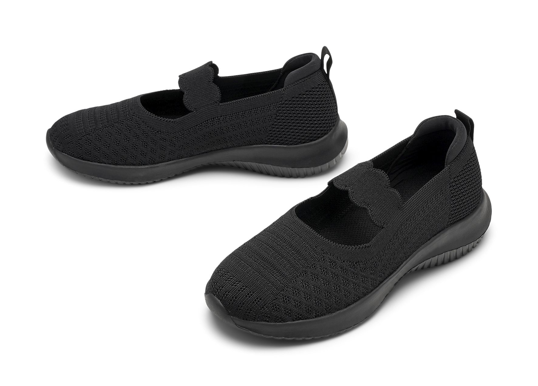 Clou Comfort - Svarta Biggan - Ballerinaskor - Storlek 36 - Lättviktssula