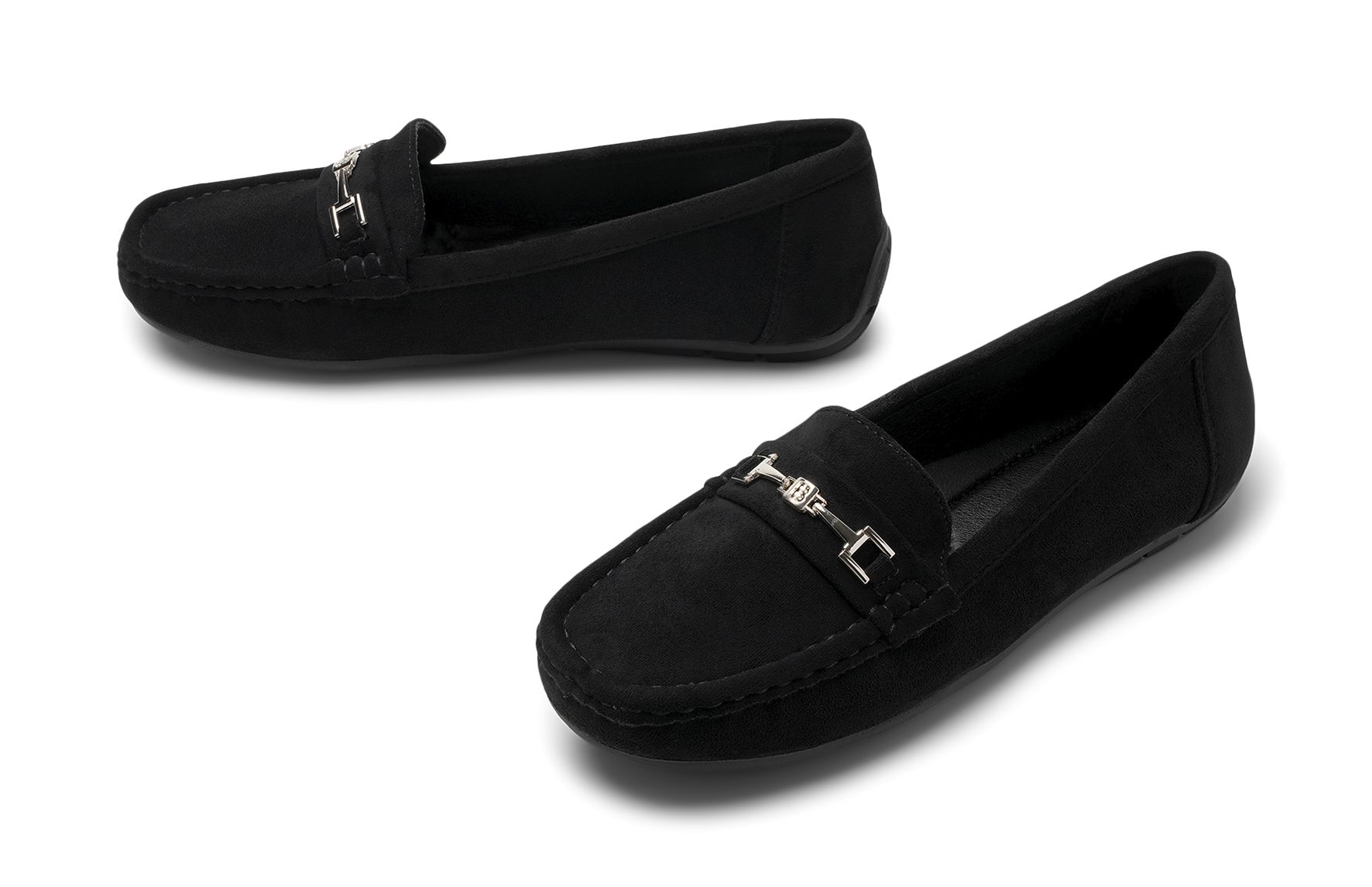 Clou Comfort - Svarta Mone - Mockasiner - Storlek 40 - Bekväma