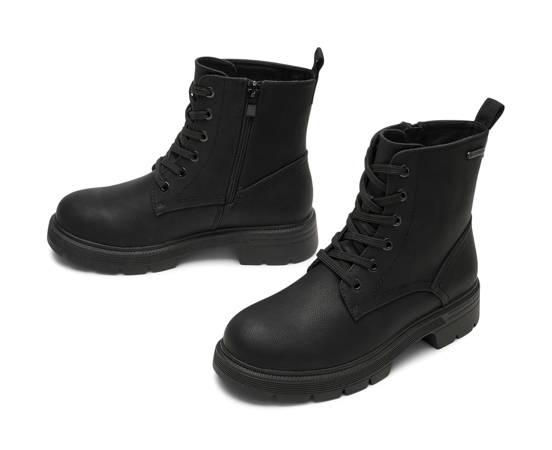 Clou - Svarta Berit - Varmfodrade kängor med inbyggd brodd - Storlek 41 - Dragkedja på insidan