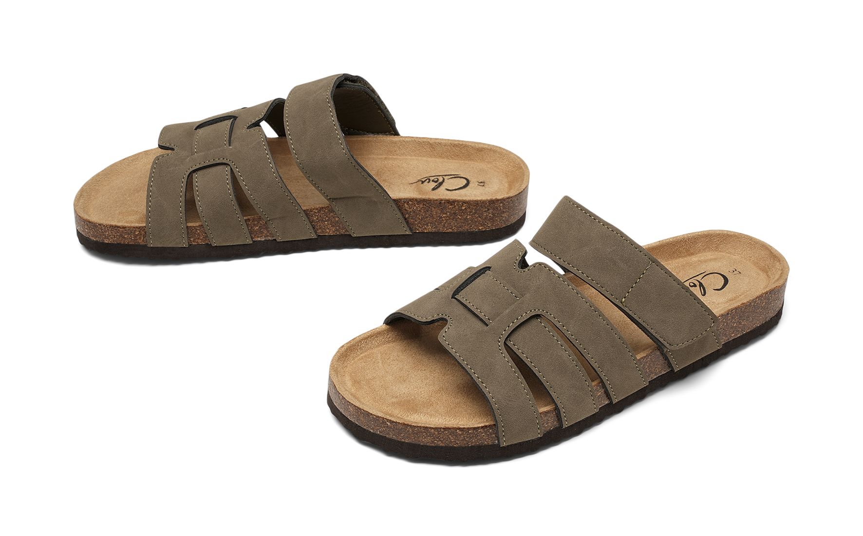 Clou - Gröna Eli - Sandaler - Storlek 36 - Justerbar rem
