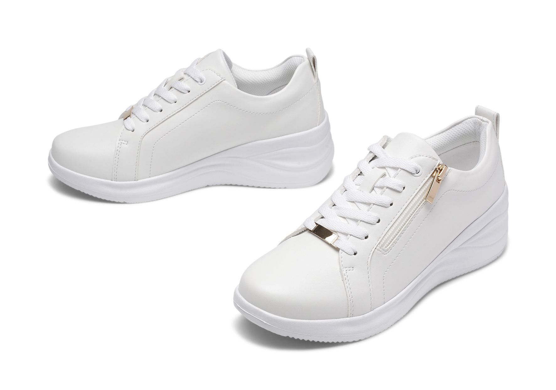 Clou Comfort - Vita Emmy - Sneakers - Storlek 37 - Bekväma