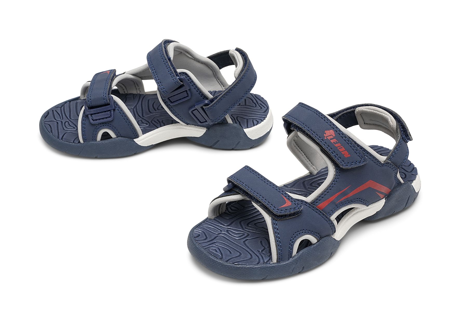 Lejon - Blåa Hiking - Sandaler med remmar - Storlek 31 - Greppsäker sula