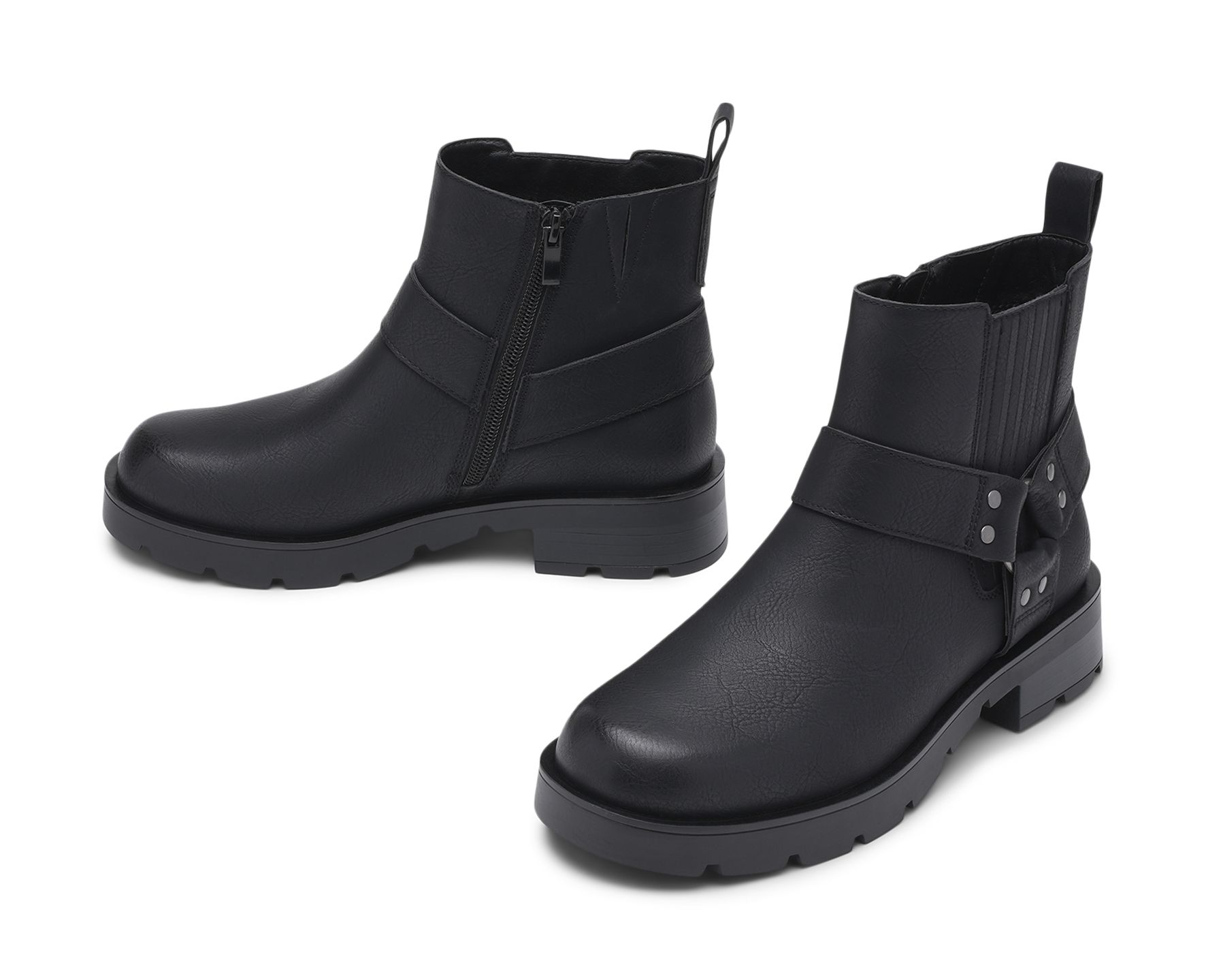 Clou - Svarta Nico - Bikerboots - Storlek 37 - Bekväma