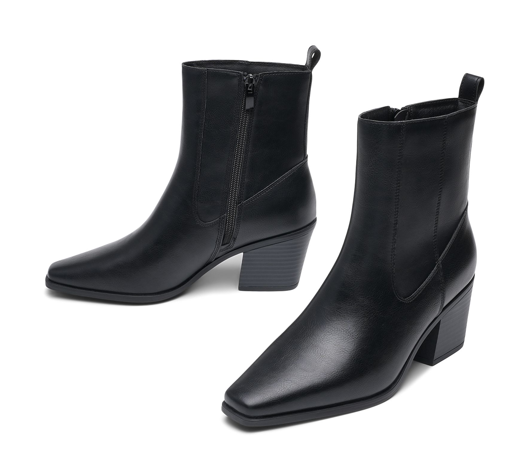 Clou - Svarta Wes - Cowboyboots - Storlek 38 - Dragkedja på insidan