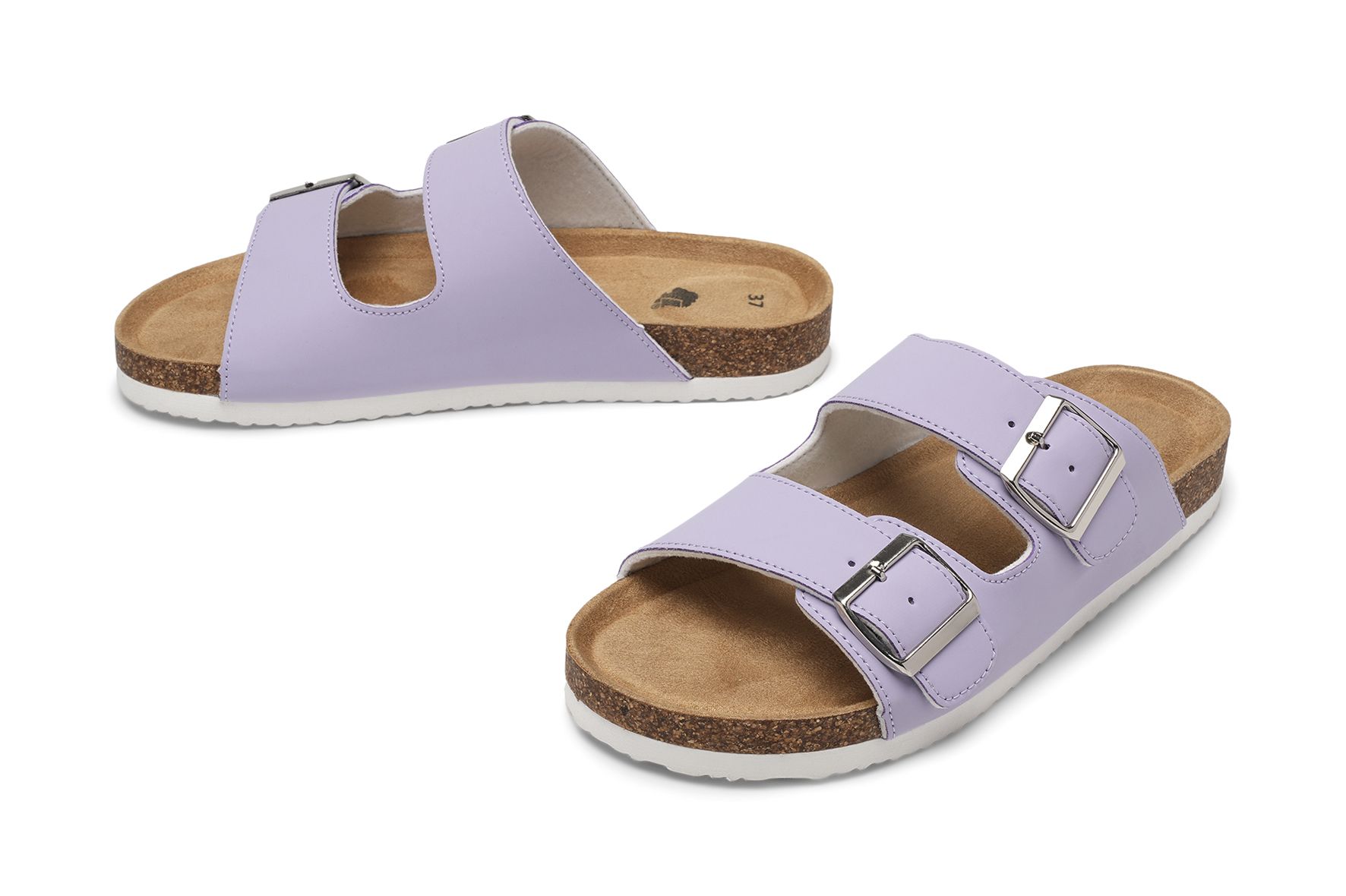 Lejon - Lila Eli - Tofflor - Storlek 36 - Justerbara remmar