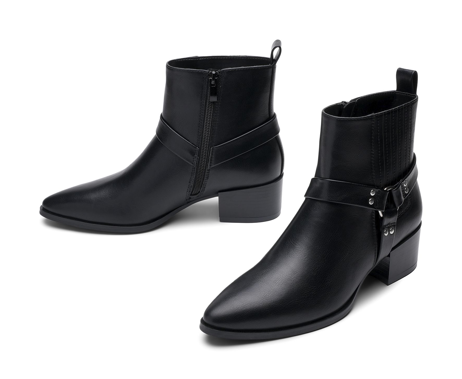 Clou - Svarta My - Cowboyboots - Storlek 38 - Dragkedja på insidan