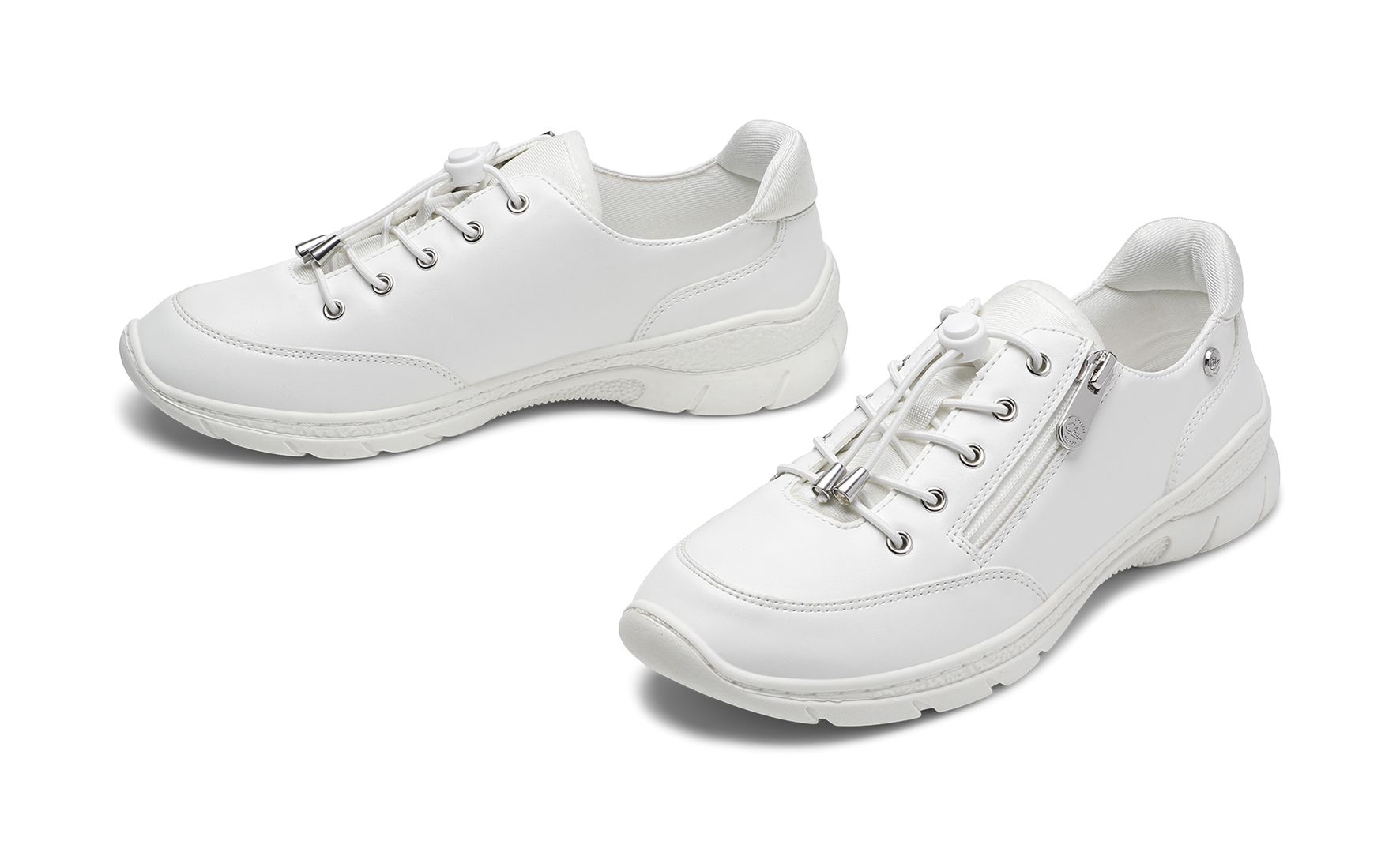 Clou Comfort - Vita Seren - Sneakers - Storlek 37 - Elastiska snören