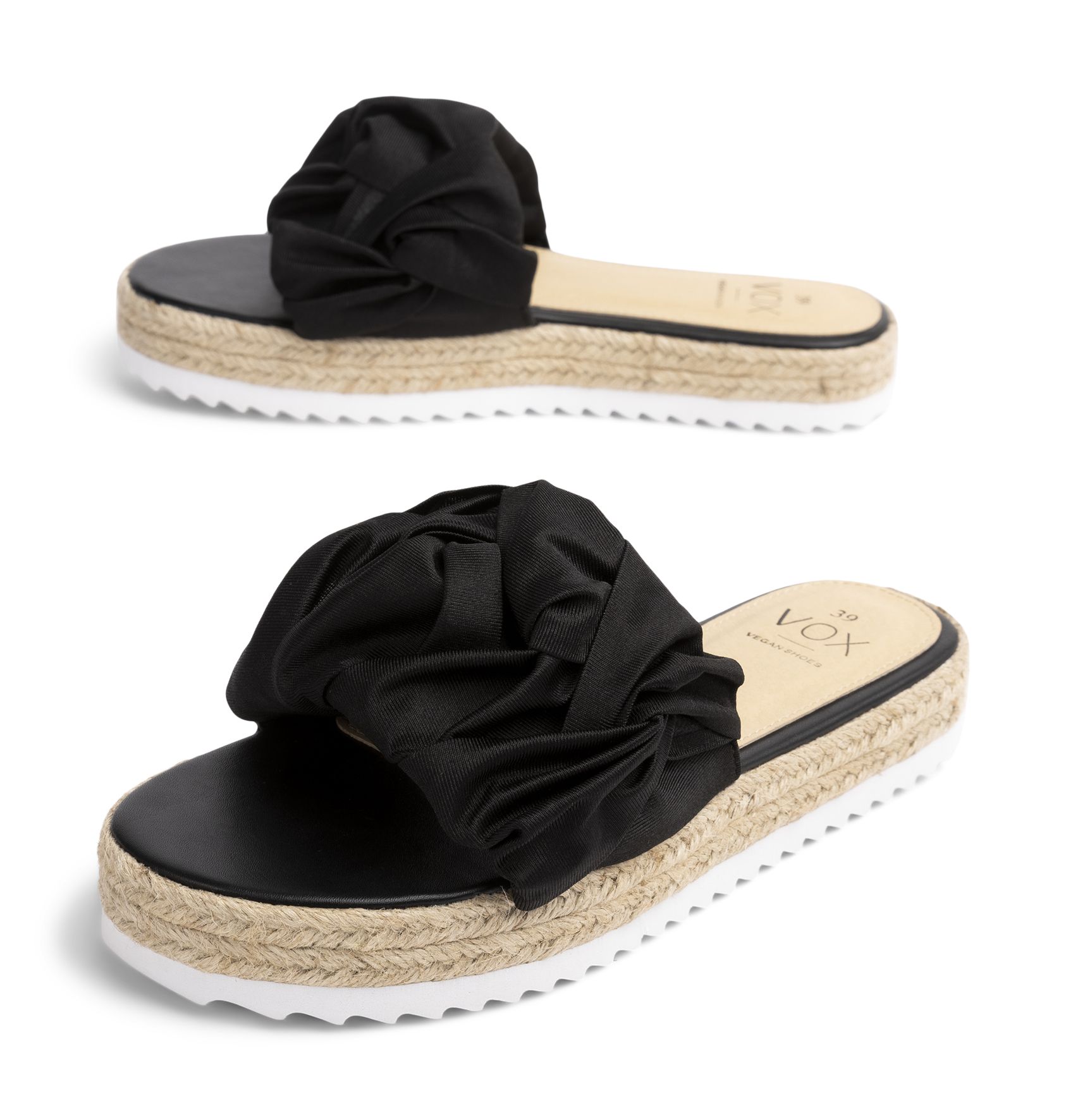 Vox - Svarta Push3 - Sandaler - Storlek 36 - Lätta