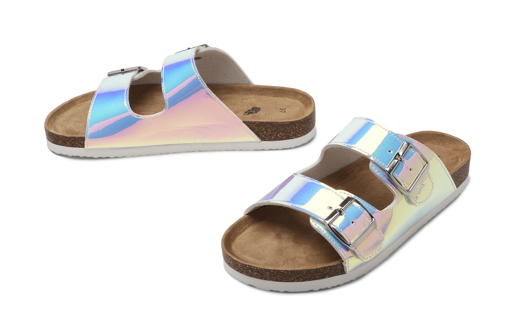 Lejon - Metallfärgade Eli - Sandaler - Storlek 36 - Justerbara remmar