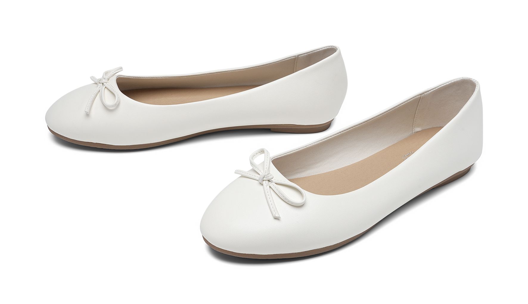 Clou Comfort - Vita Meno - Ballerinaskor - Storlek 37 - Fina detaljer